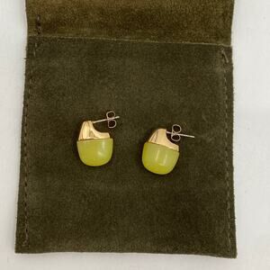 SHASHI Green Gemstone earrings